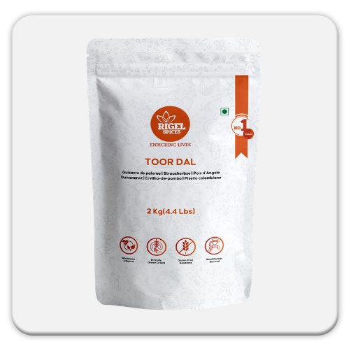 Toor Dal 2Kg Pigeon Pea Split Arhar Dal Protein Rich – Golden Gate Brands